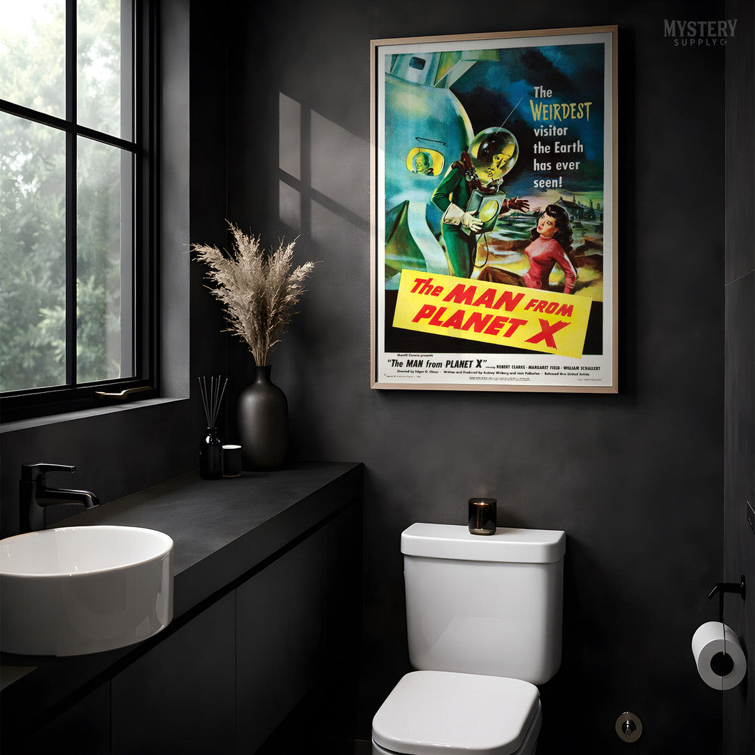 The Man From Planet X 1951 Vintage Science Fiction Movie Poster