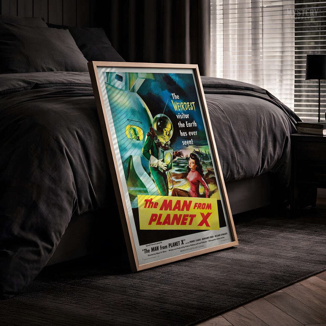 The Man From Planet X 1951 Vintage Science Fiction Movie Poster