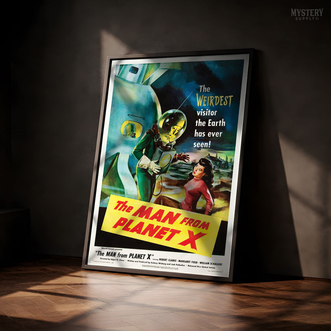 The Man From Planet X 1951 Vintage Science Fiction Movie Poster