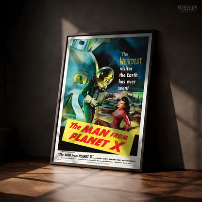 The Man From Planet X 1951 Vintage Science Fiction Movie Poster