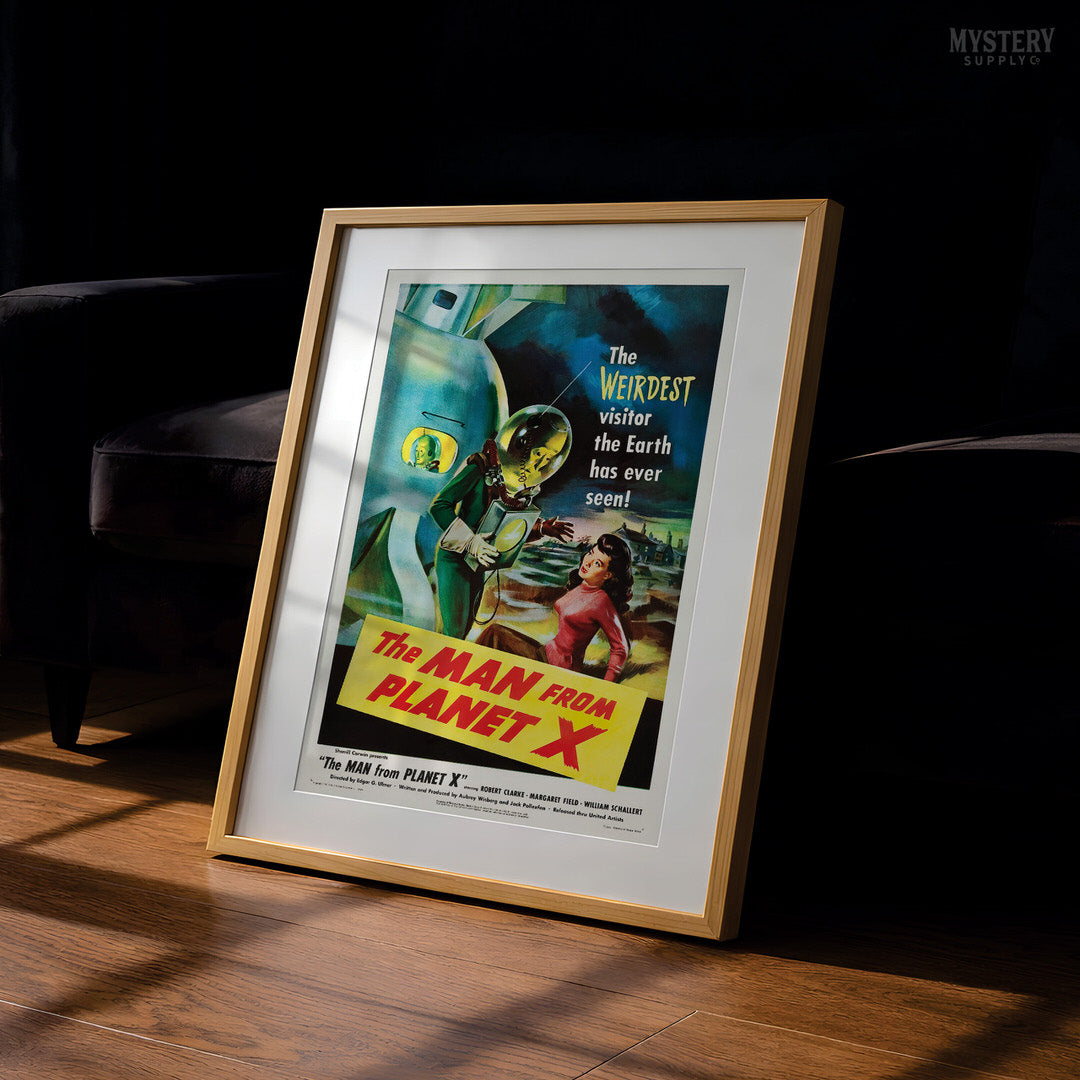The Man From Planet X 1951 Vintage Science Fiction Movie Poster