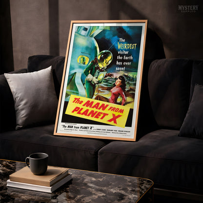The Man From Planet X 1951 Vintage Science Fiction Movie Poster