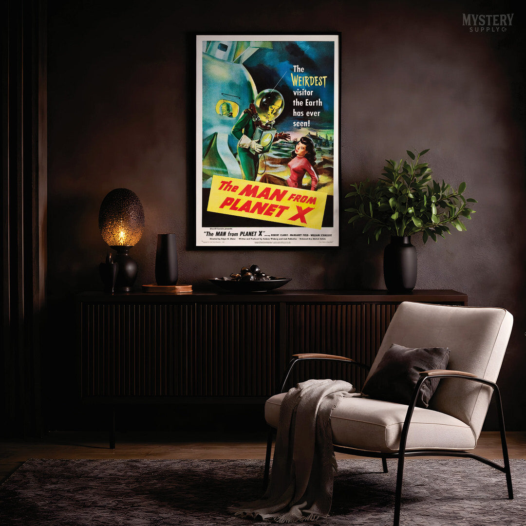 The Man From Planet X 1951 Vintage Science Fiction Movie Poster
