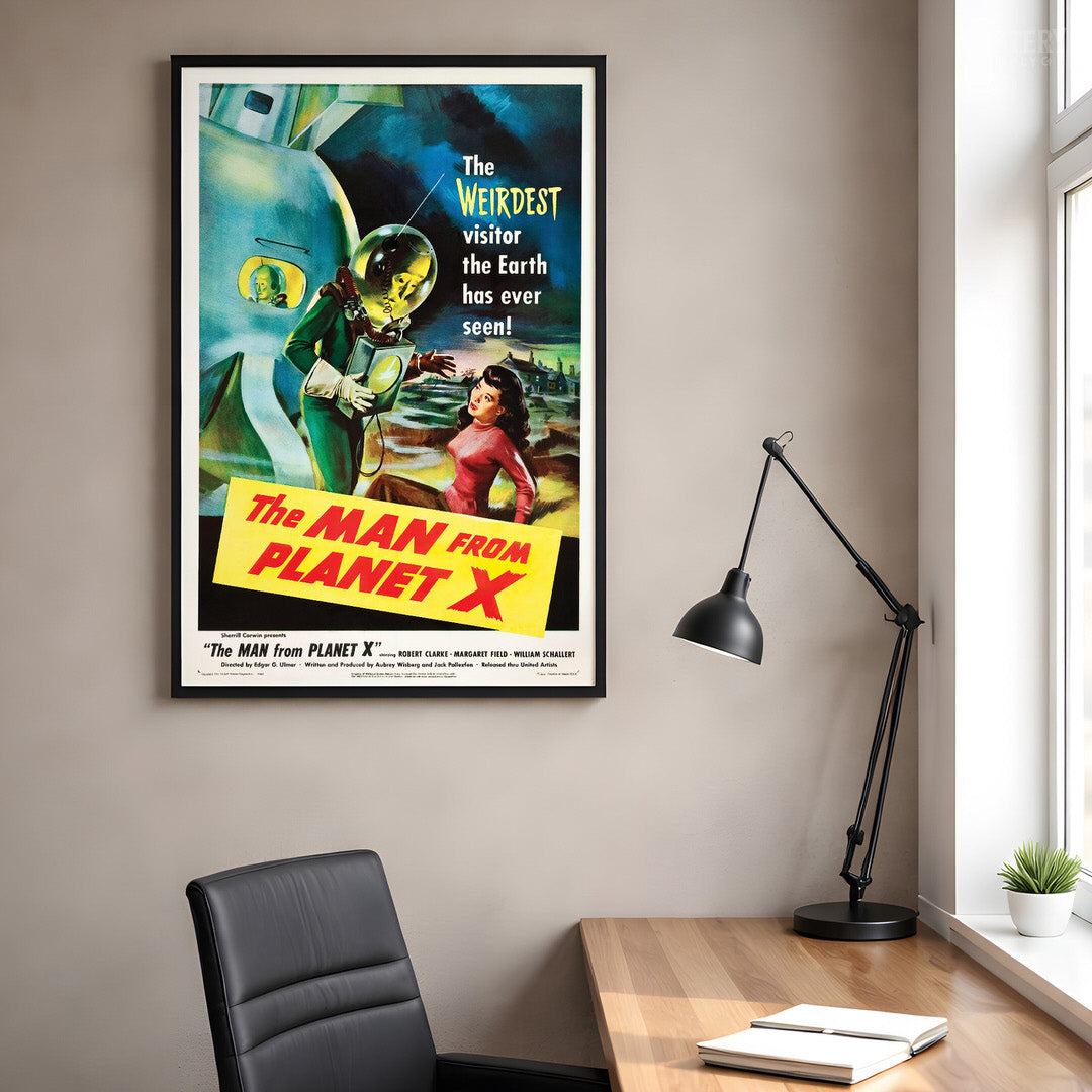 The Man From Planet X 1951 Vintage Science Fiction Movie Poster