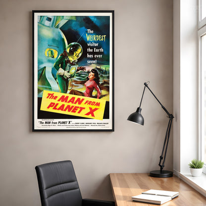 The Man From Planet X 1951 Vintage Science Fiction Movie Poster