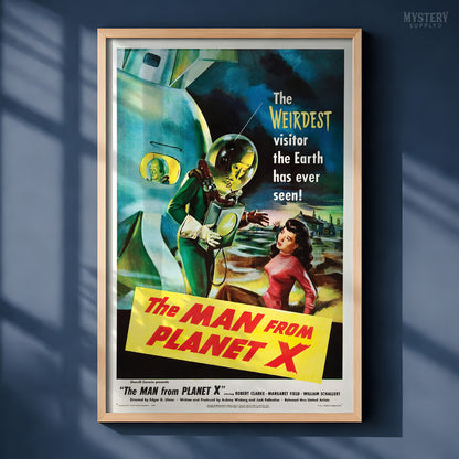 The Man From Planet X 1951 Vintage Science Fiction Movie Poster