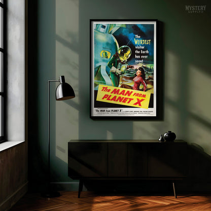 The Man From Planet X 1951 Vintage Science Fiction Movie Poster