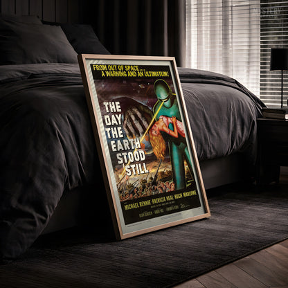 The Day the Earth Stood Still 1951 Vintage Science Fiction Movie Poster