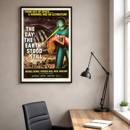 The Day the Earth Stood Still 1951 Vintage Science Fiction Movie Poster