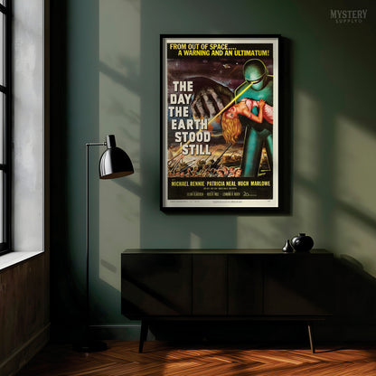 The Day the Earth Stood Still 1951 Vintage Science Fiction Movie Poster