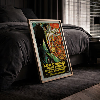 The Phantom of the Opera 1925 Vintage Horror Movie Poster