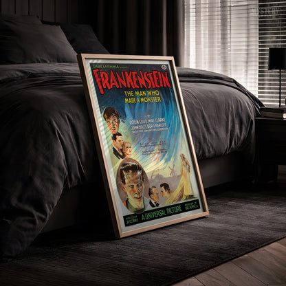 Frankenstein 1931 Vintage Horror Monster Movie Poster