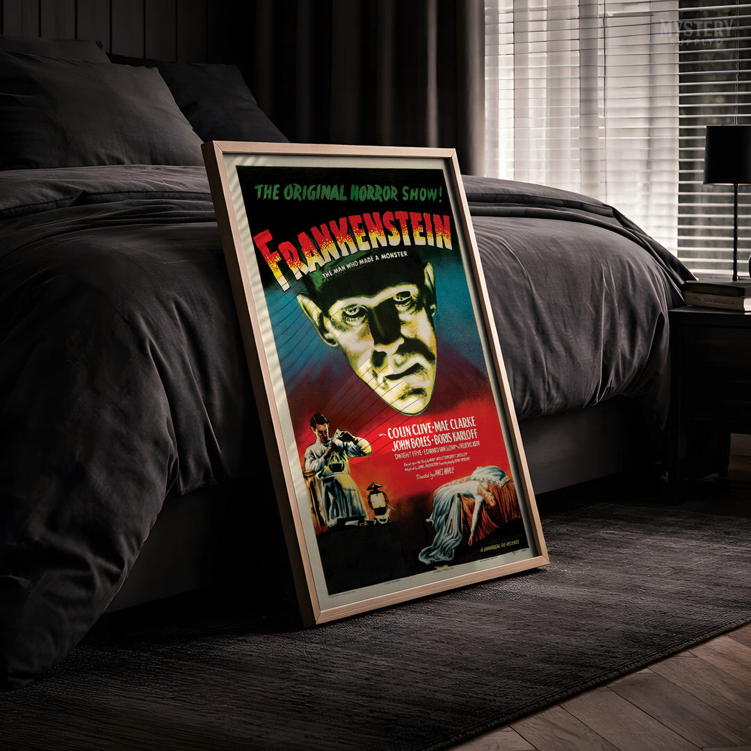 Frankenstein 1947 Horror Monster Movie Poster – Mystery Supply Co.