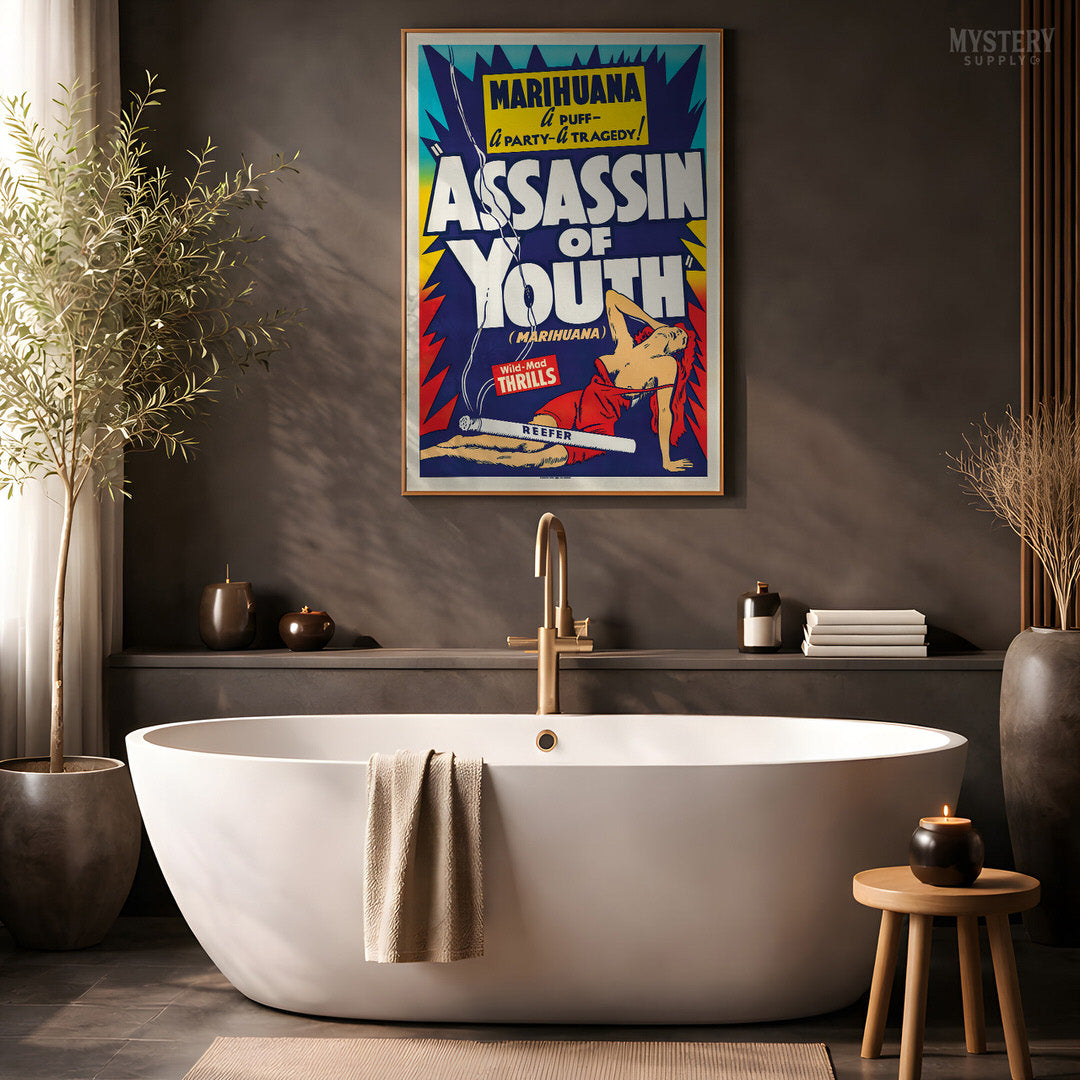 Assassin of Youth 1937 Vintage Exploitation Movie Poster