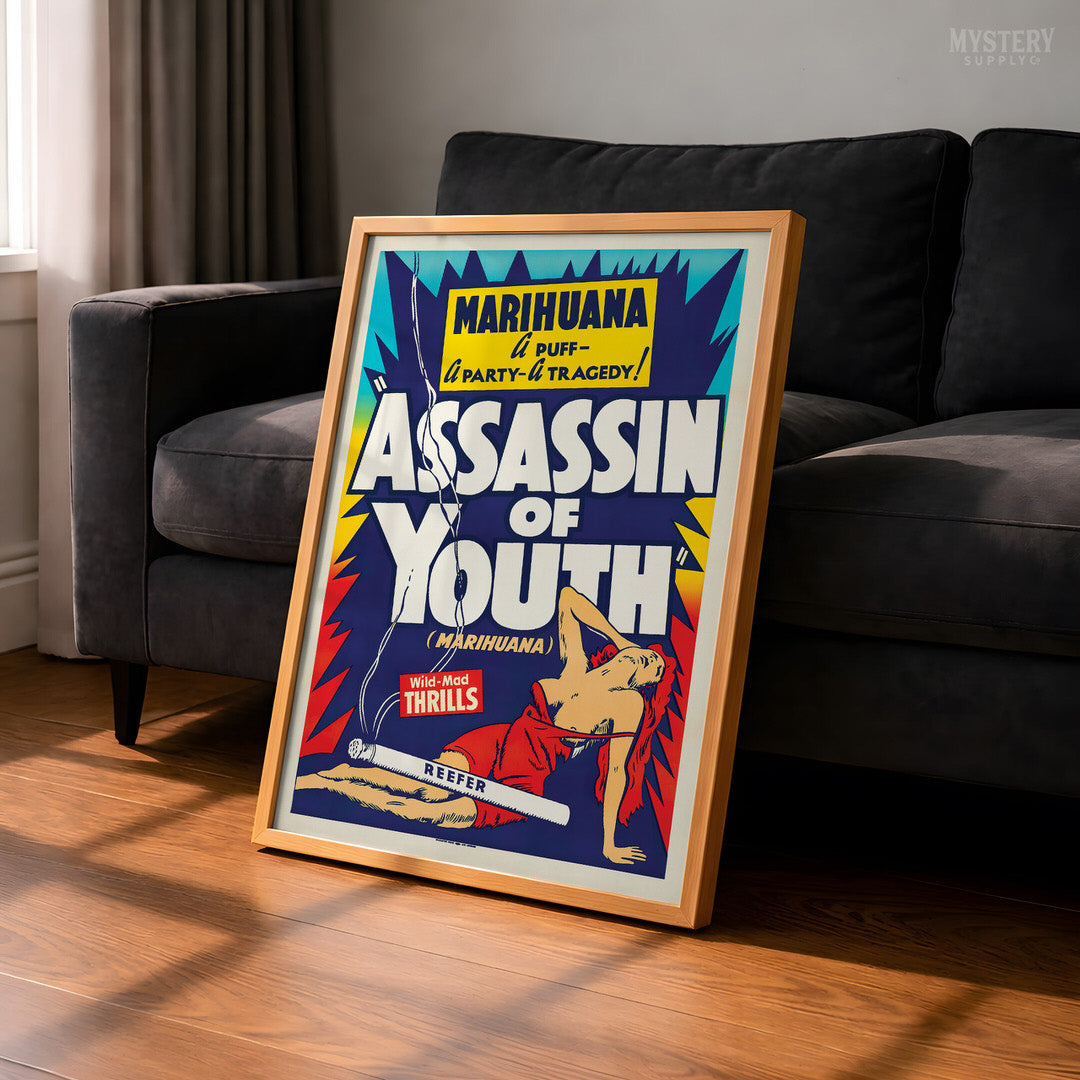 Assassin of Youth 1937 Vintage Exploitation Movie Poster