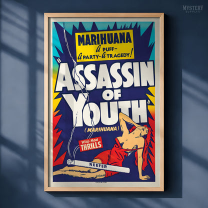 Assassin of Youth 1937 Vintage Exploitation Movie Poster