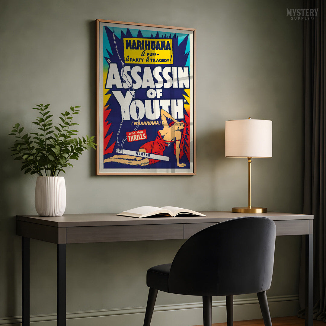 Assassin of Youth 1937 Vintage Exploitation Movie Poster