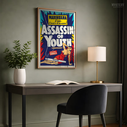 Assassin of Youth 1937 Vintage Exploitation Movie Poster