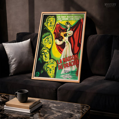 House of Dracula 1947 French Horror Movie Poster