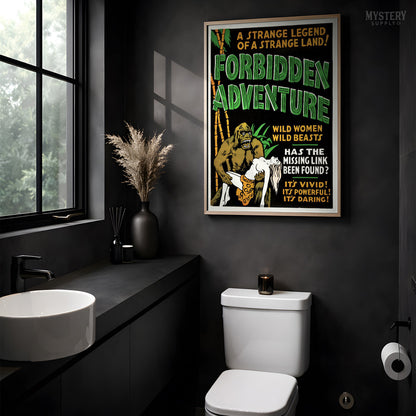 Forbidden Adventure 1937 Vintage Exploitation Movie Poster