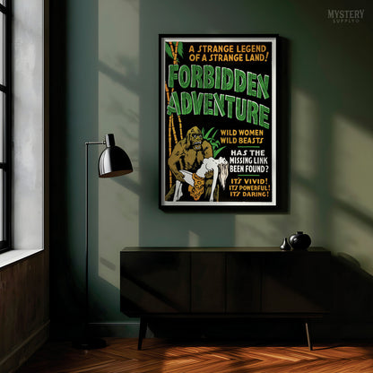 Forbidden Adventure 1937 Vintage Exploitation Movie Poster