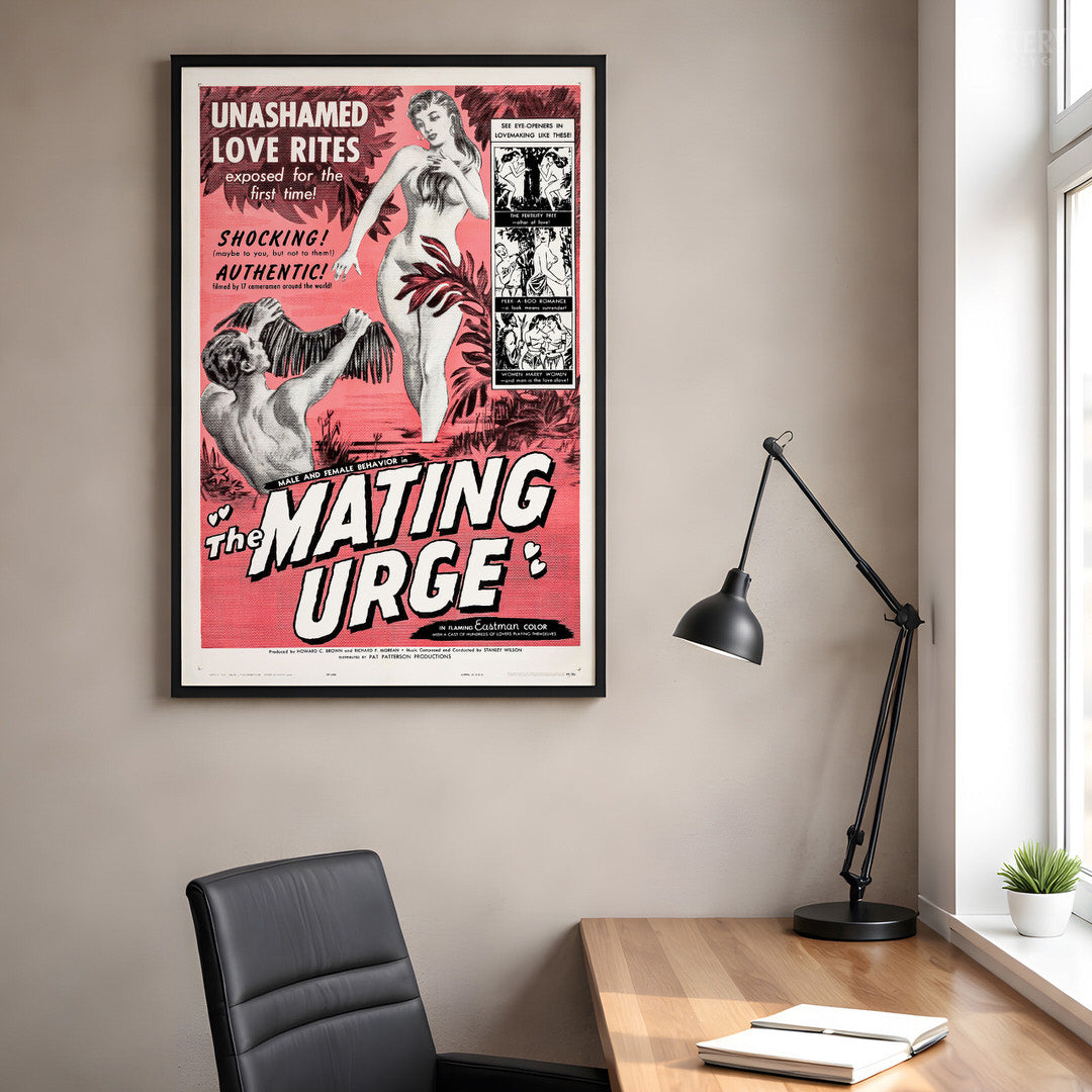 The Mating Urge 1959 Vintage Exploitation Movie Poster