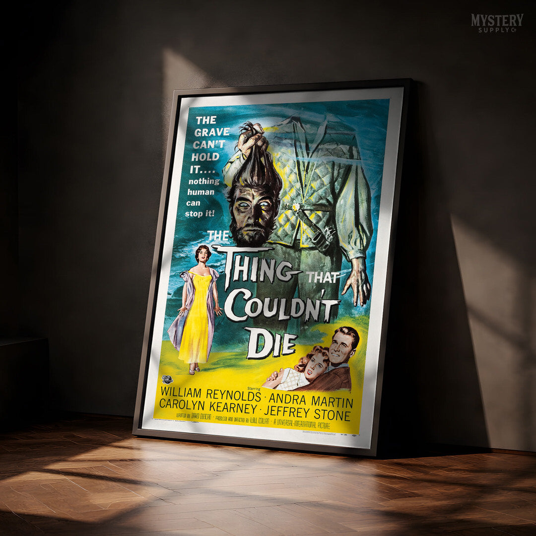 The Thing That Couldn't Die 1958 Vintage Horror Movie Poster