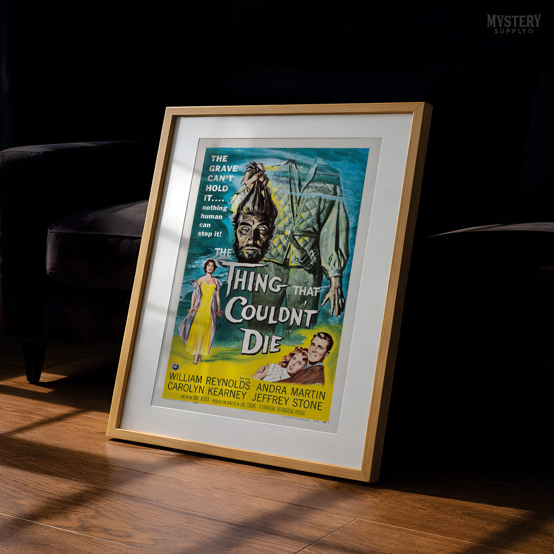 The Thing That Couldn't Die 1958 Vintage Horror Movie Poster