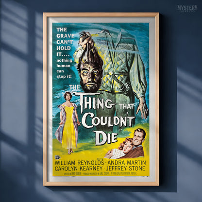 The Thing That Couldn't Die 1958 Vintage Horror Movie Poster
