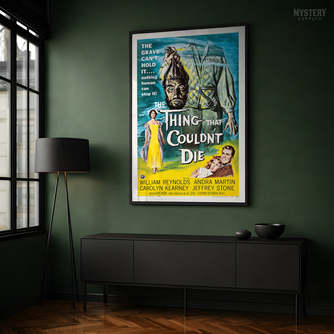 The Thing That Couldn't Die 1958 Vintage Horror Movie Poster