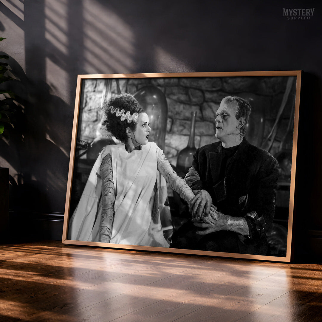 Bride of Frankenstein 1935 Vintage Horror Monster Couple Photo