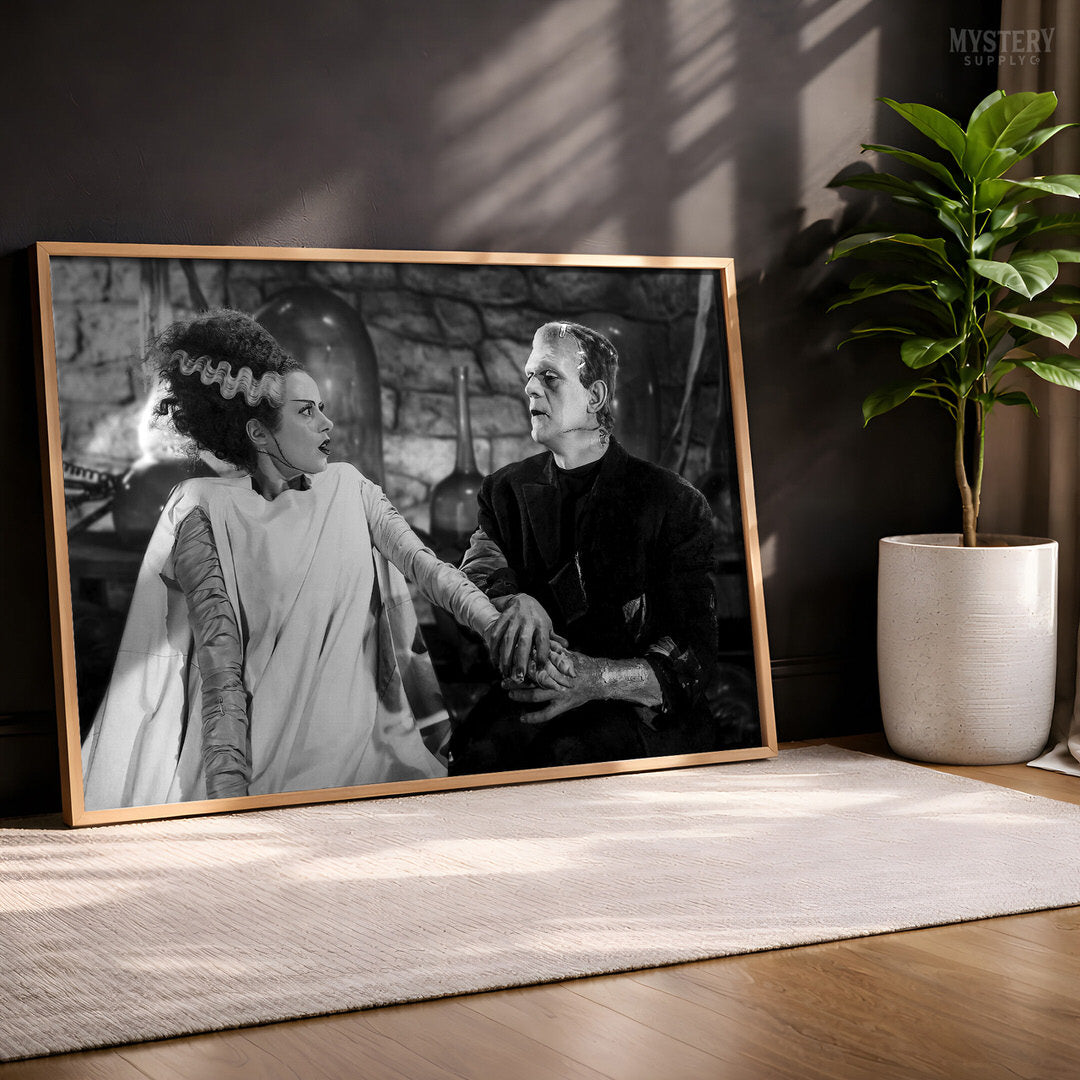 Bride of Frankenstein 1935 Vintage Horror Monster Couple Photo