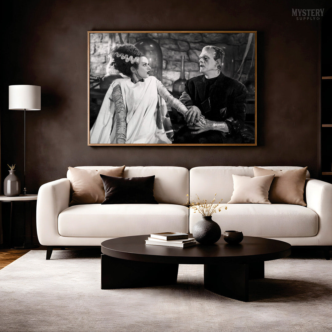 Bride of Frankenstein 1935 Vintage Horror Monster Couple Photo