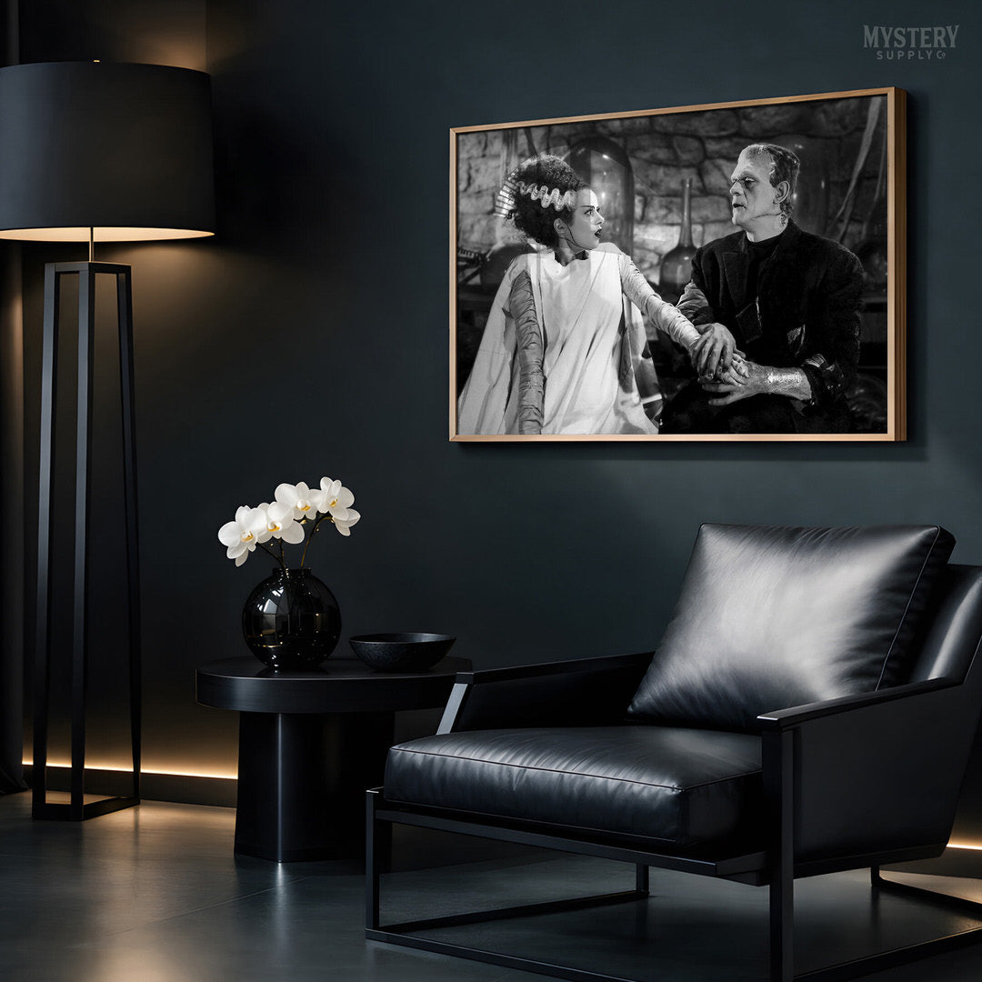 Bride of Frankenstein 1935 Vintage Horror Monster Couple Photo