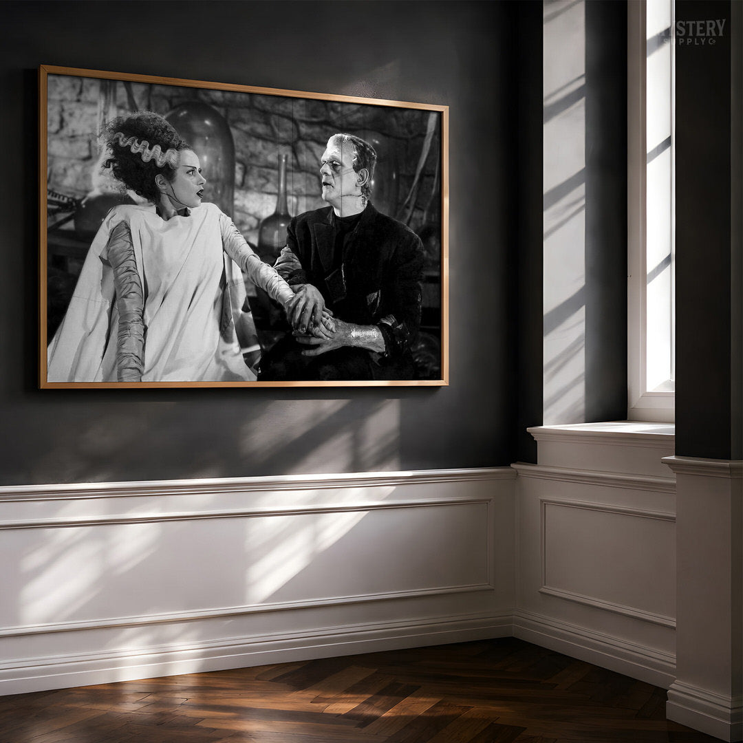Bride of Frankenstein 1935 Vintage Horror Monster Couple Photo