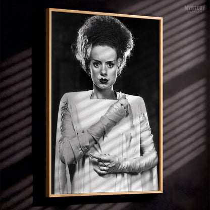 Bride of Frankenstein 1935 Vintage Horror Monster Portrait Photo