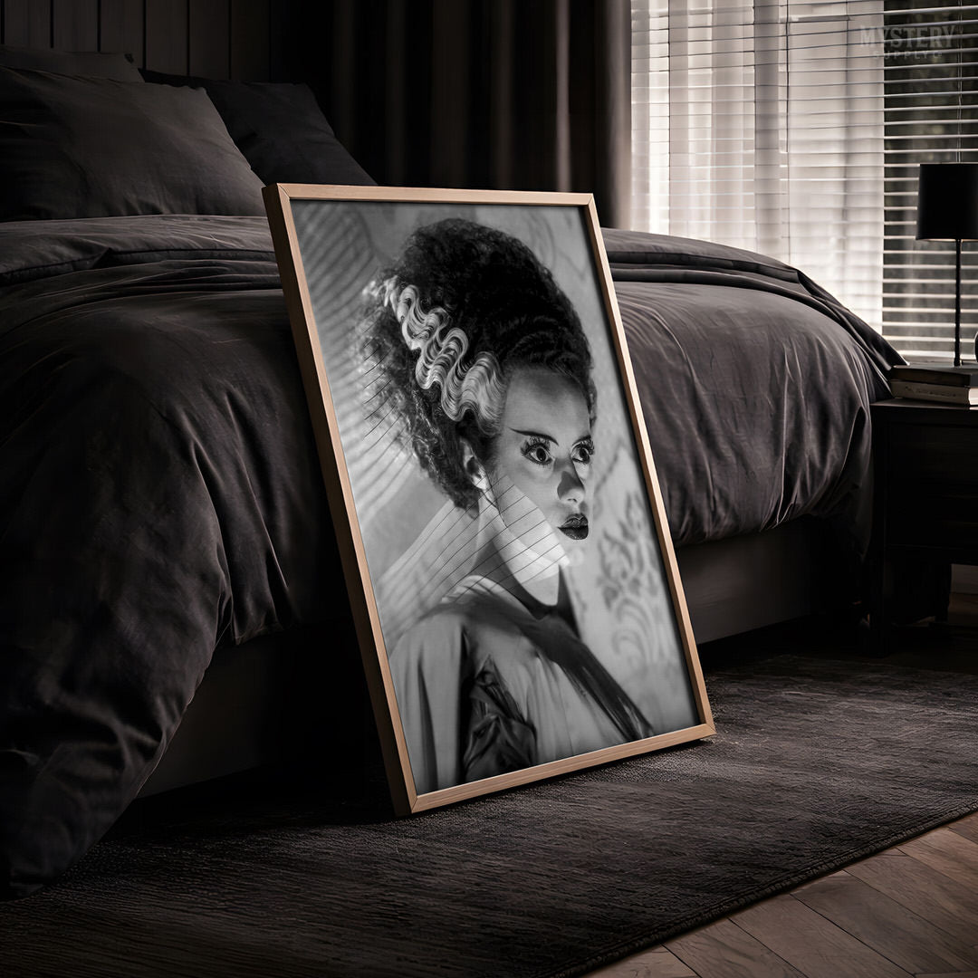 Bride of Frankenstein 1935 Vintage Horror Dramatic Portrait Photo