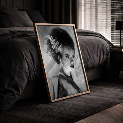 Bride of Frankenstein 1935 Vintage Horror Dramatic Portrait Photo