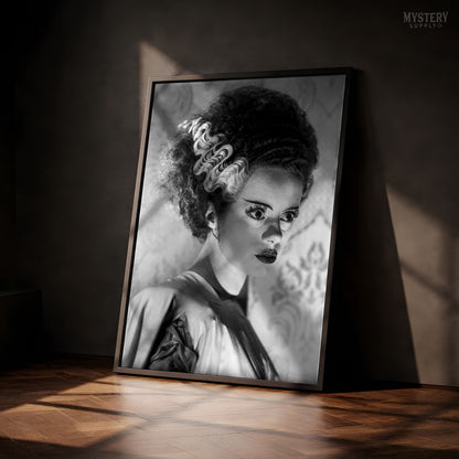 Bride of Frankenstein 1935 Vintage Horror Dramatic Portrait Photo