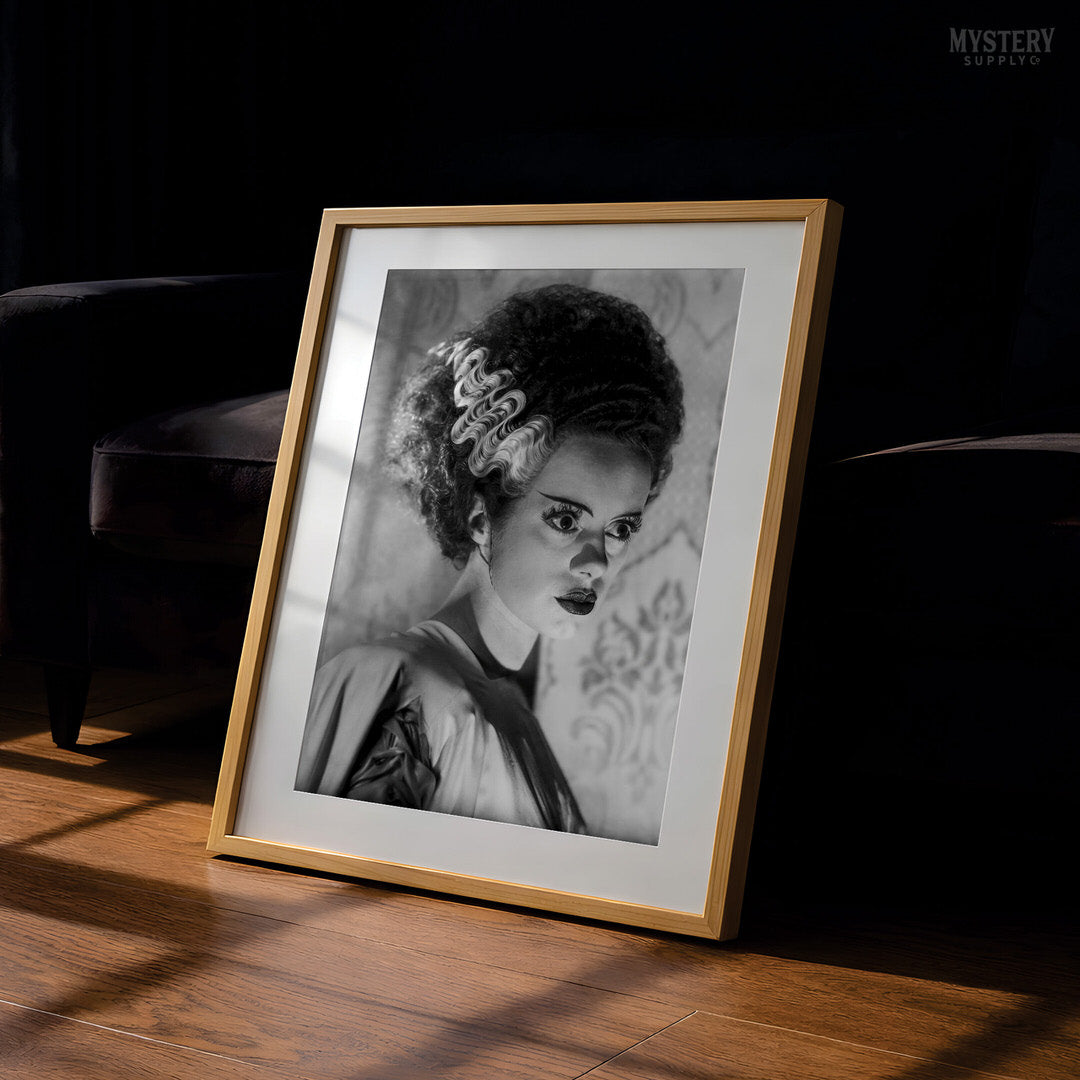 Bride of Frankenstein 1935 Vintage Horror Dramatic Portrait Photo