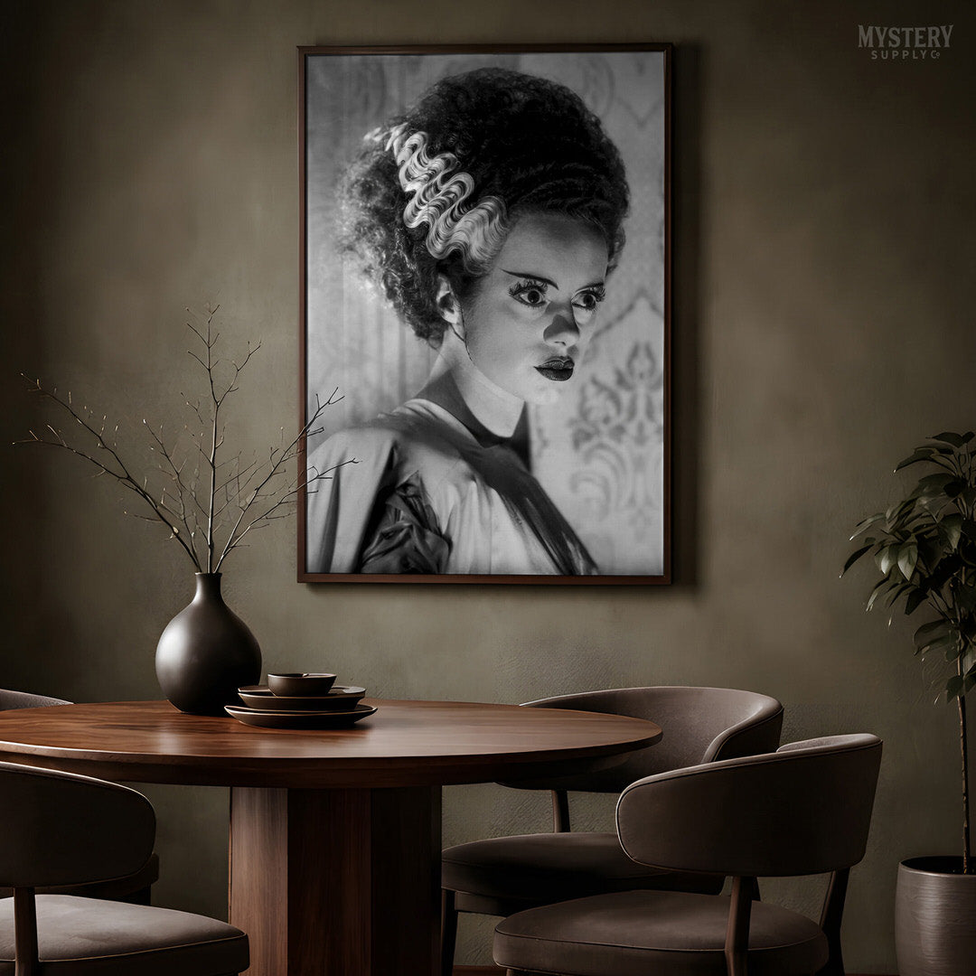 Bride of Frankenstein 1935 Vintage Horror Dramatic Portrait Photo