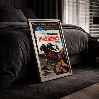 Black Sabbath 1964 Vintage Horror Movie Poster