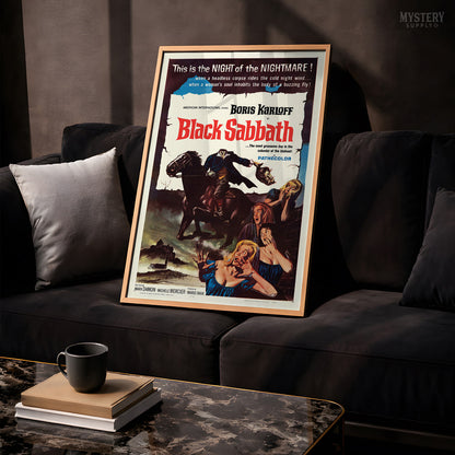 Black Sabbath 1964 Vintage Horror Movie Poster