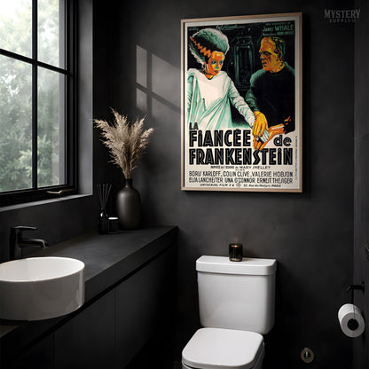 Bride of Frankenstein 1935 French Horror Movie Poster