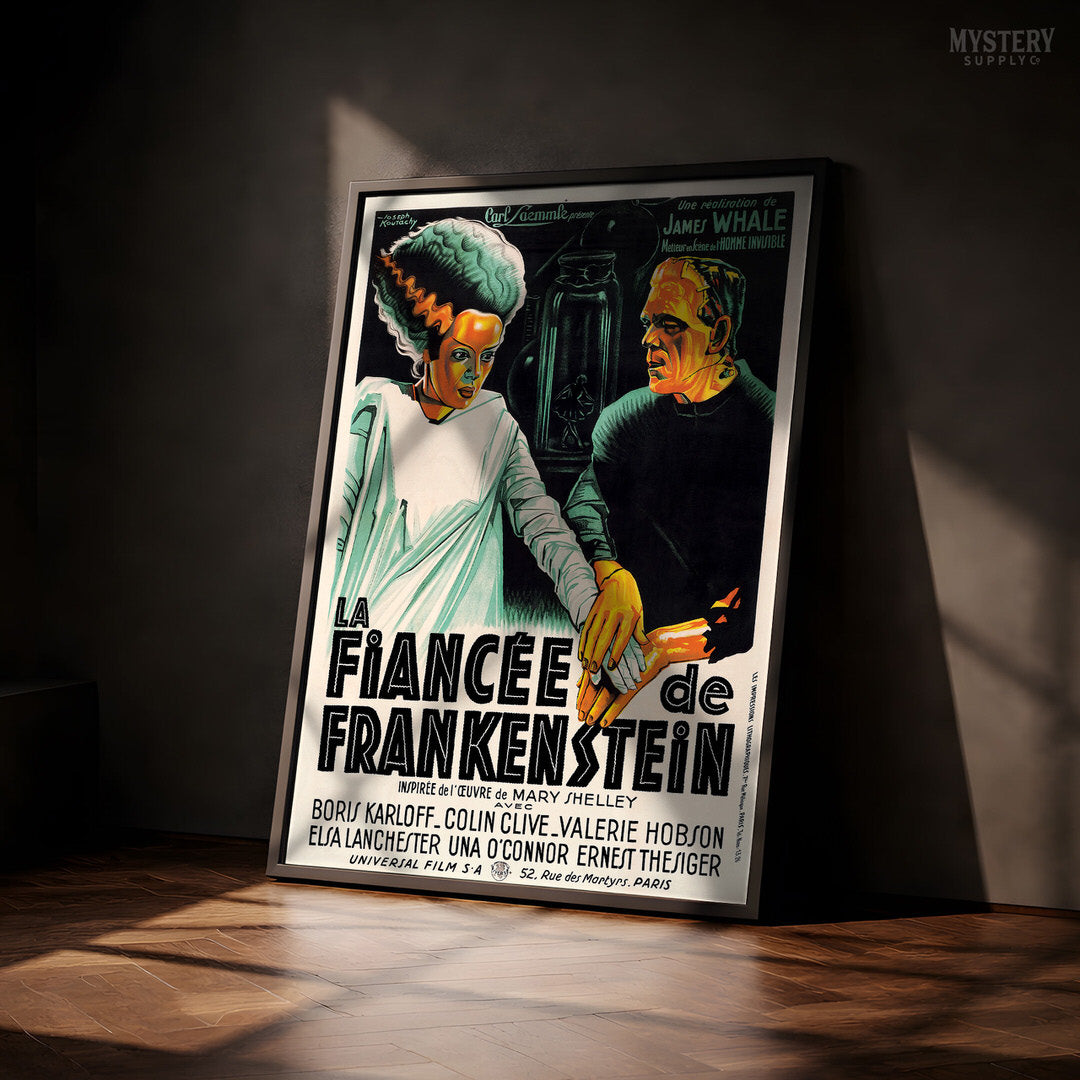 Bride of Frankenstein 1935 French Horror Movie Poster