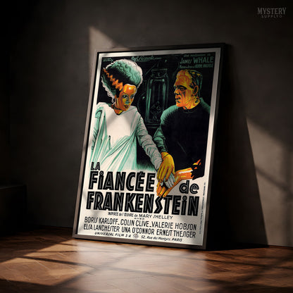 Bride of Frankenstein 1935 French Horror Movie Poster