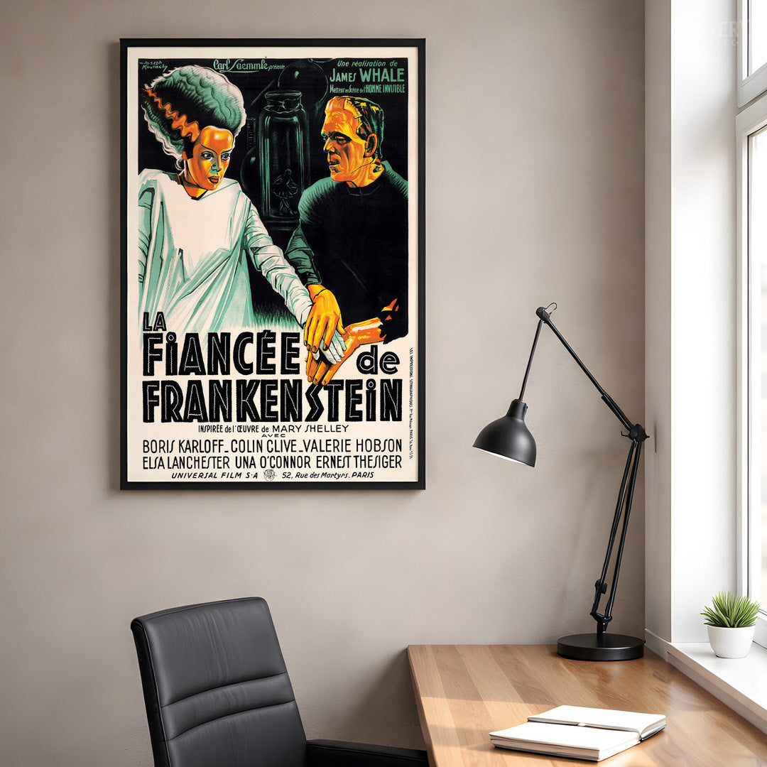 Bride of Frankenstein 1935 French Horror Movie Poster