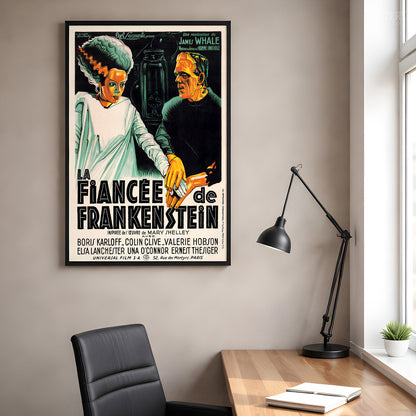 Bride of Frankenstein 1935 French Horror Movie Poster