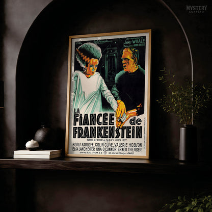 Bride of Frankenstein 1935 French Horror Movie Poster