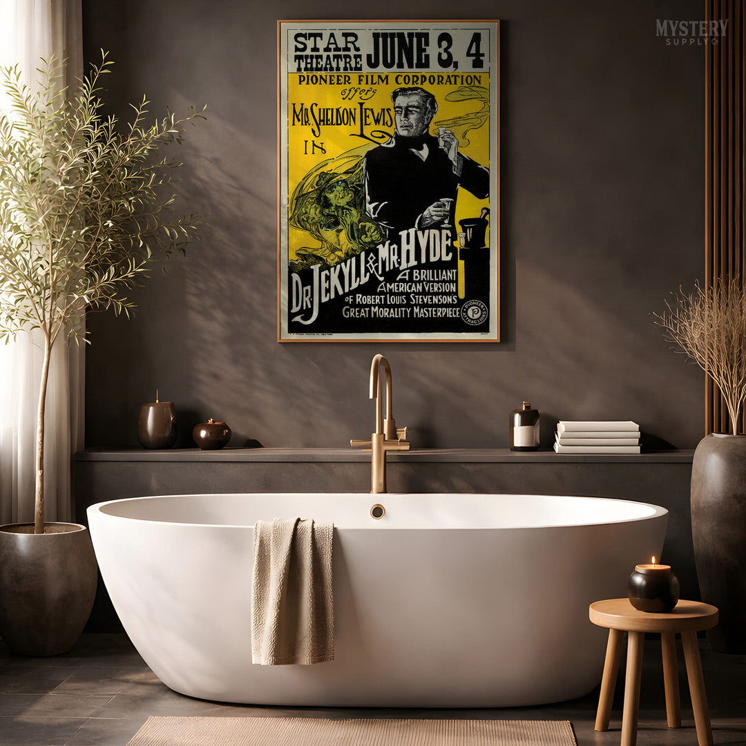 Dr. Jekyll and Mr. Hyde 1920 Horror Poster